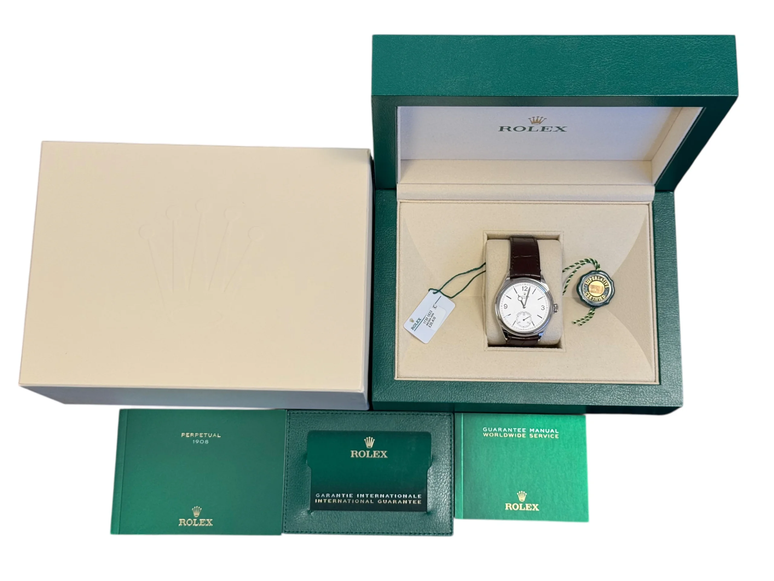 Rolex 1908 White Gold 52509