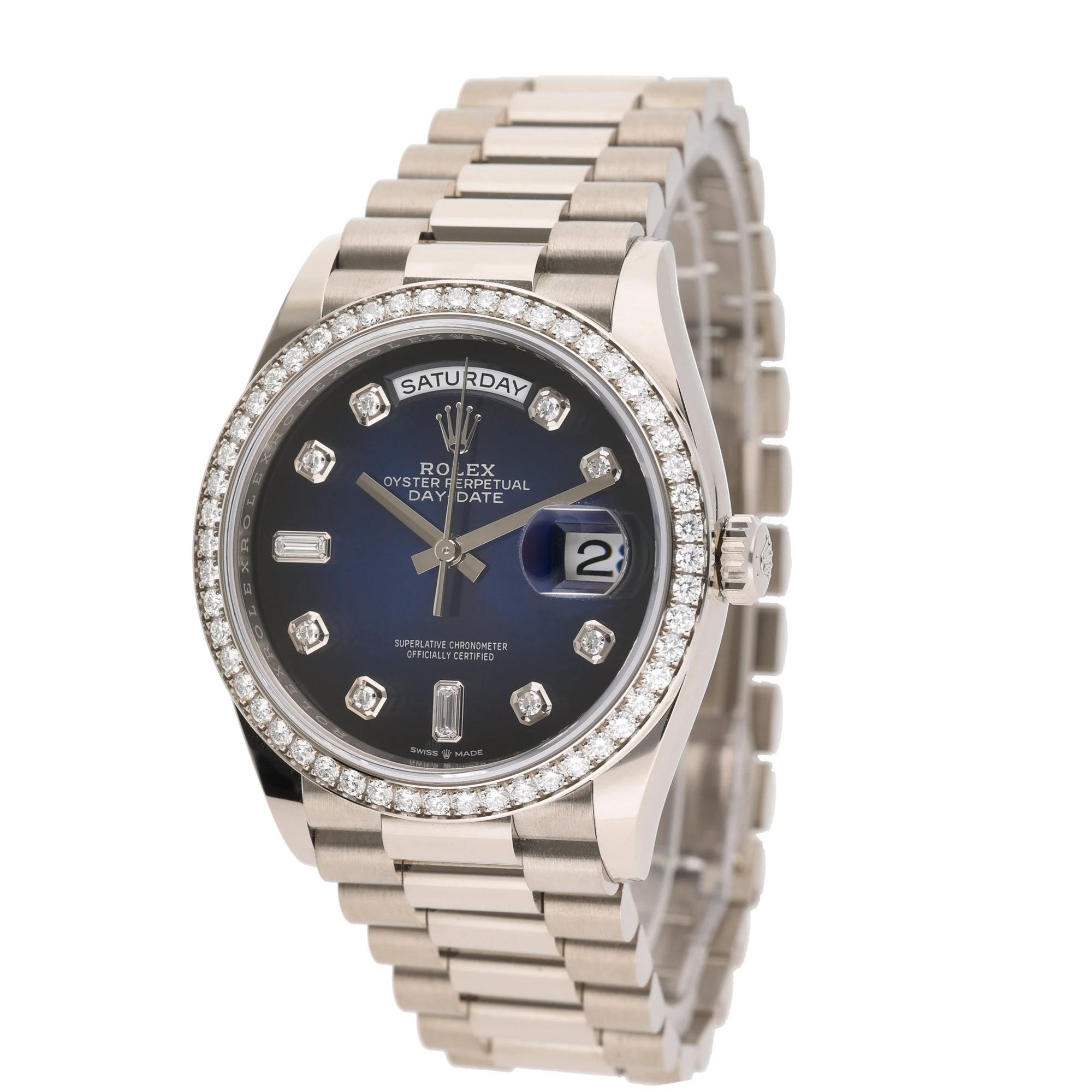 Rolex Day-Date White Gold 128349 RBR