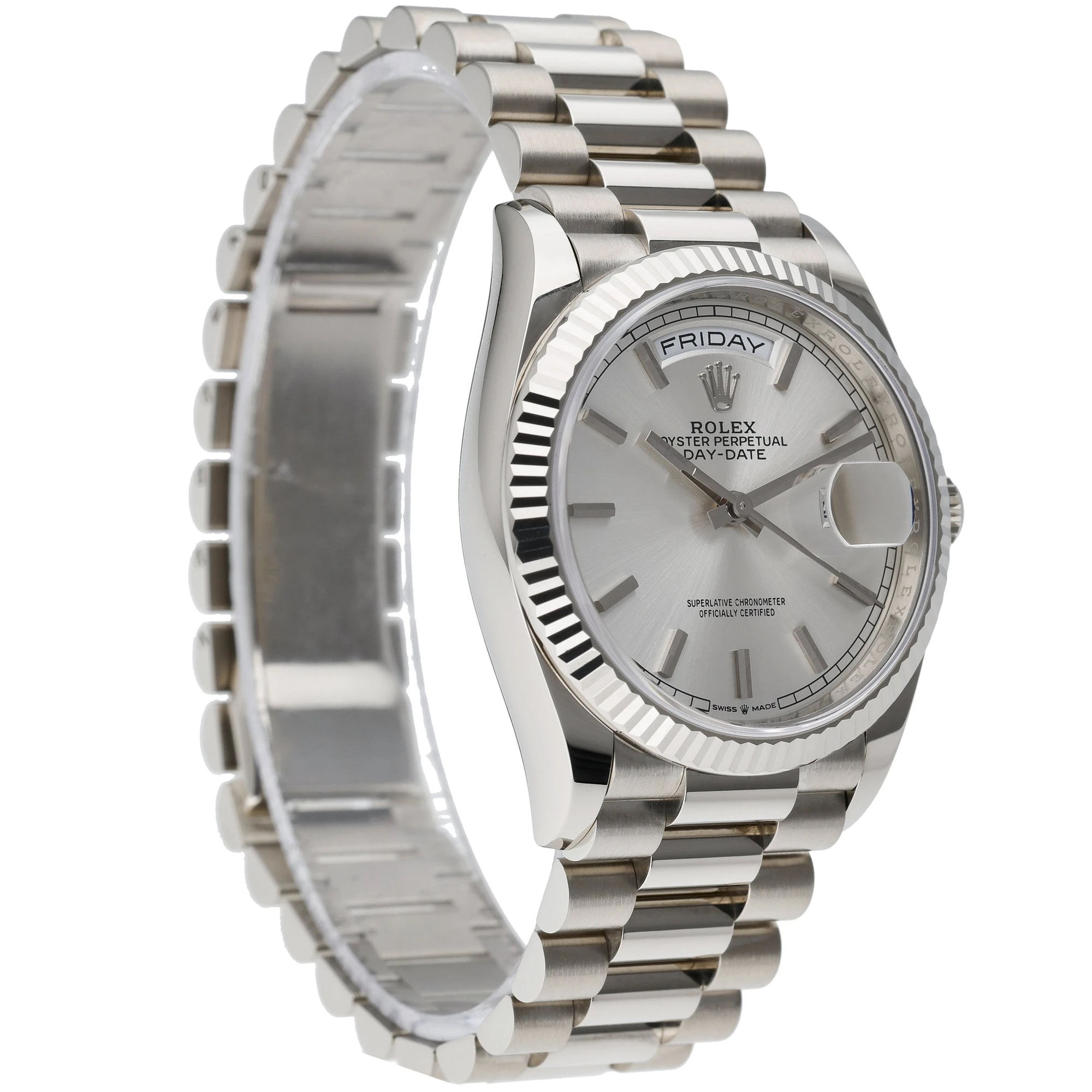 Rolex Day-Date 36 White Gold 128239