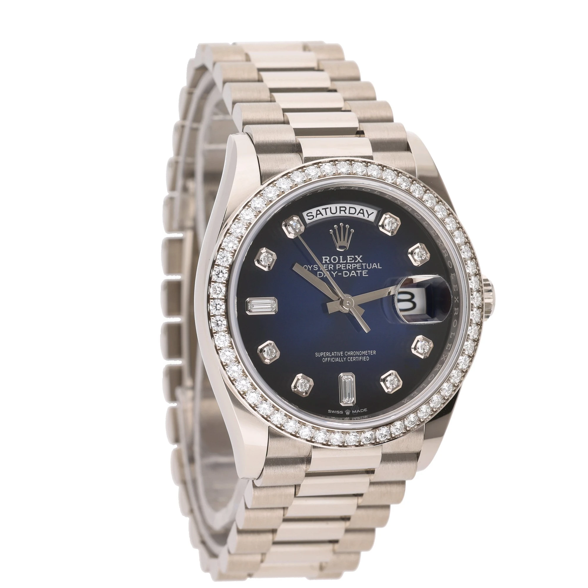 Rolex Day-Date White Gold 128349 RBR