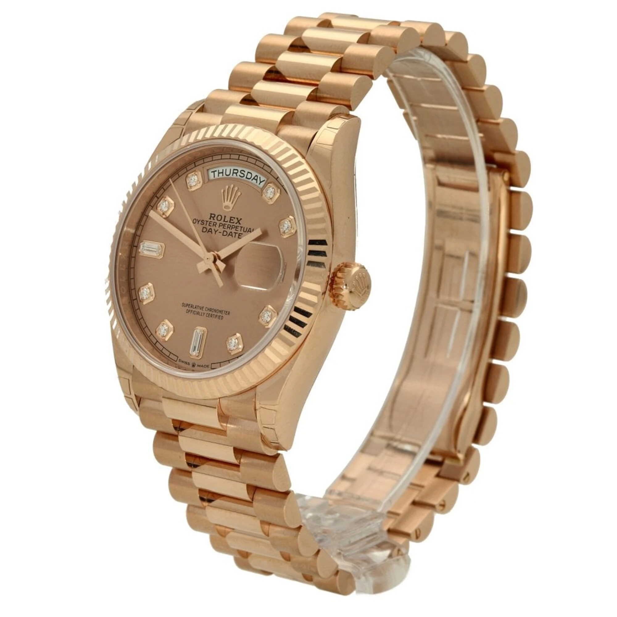 Rolex Day-Date 36 Rose Gold 128235