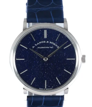 A. Lange and Sohne Saxonia Thin White Gold