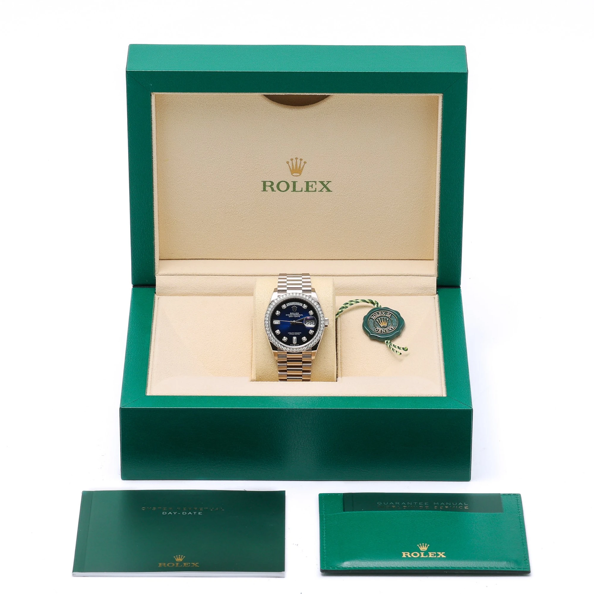Rolex Day-Date White Gold 128349 RBR