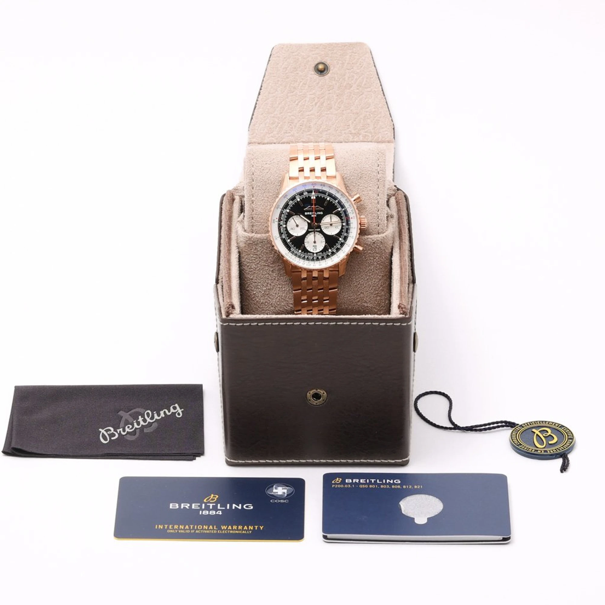 Breitling Navitimer B01 Chronograph 43 Rose Gold