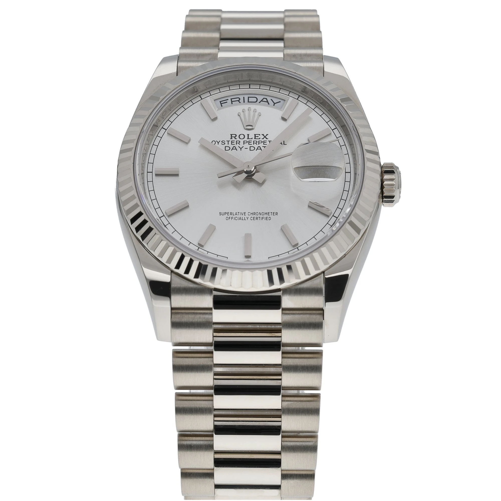 Rolex Day-Date 36 White Gold 128239