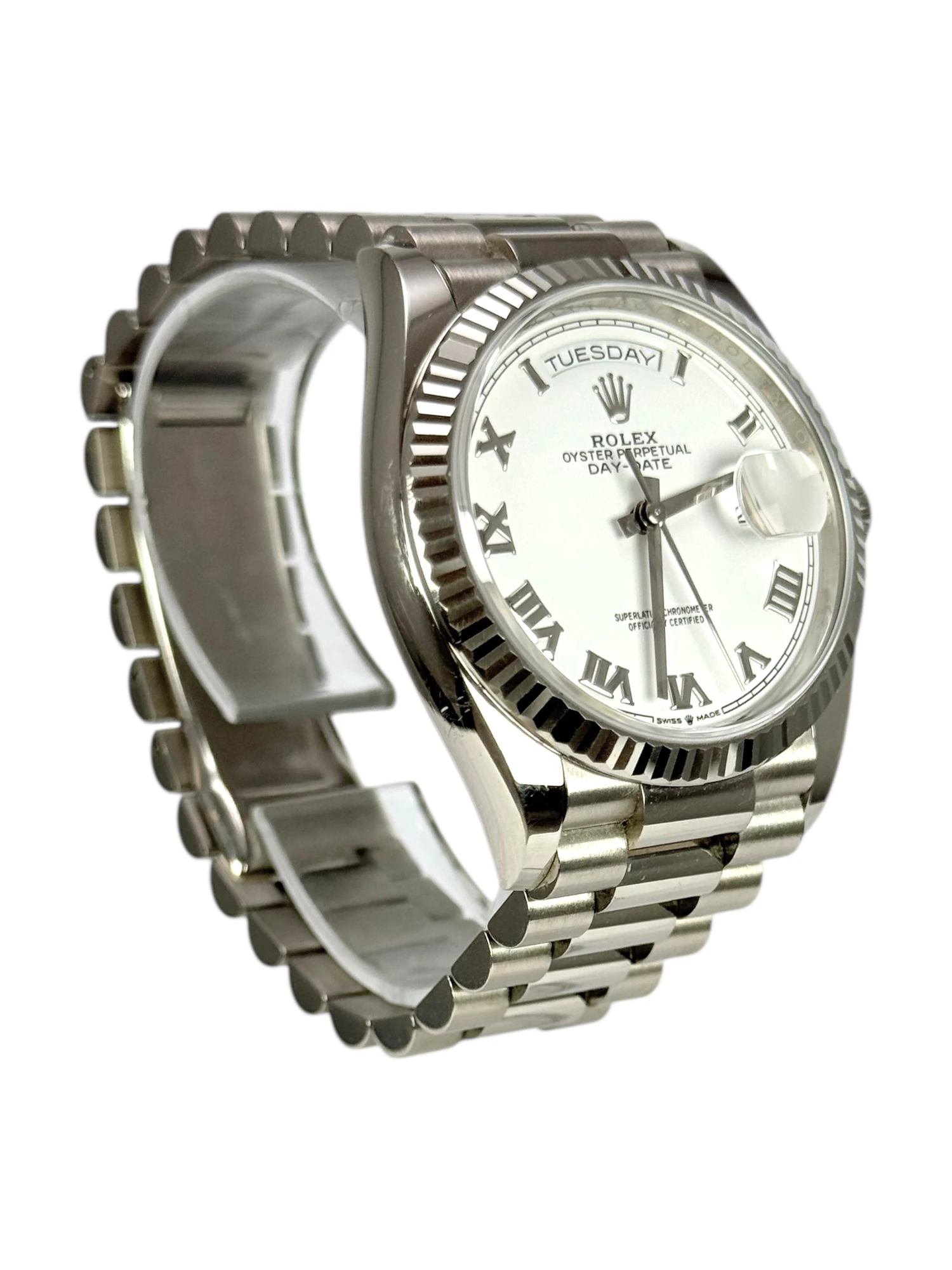 Rolex Day-Date 36 White Gold 128239