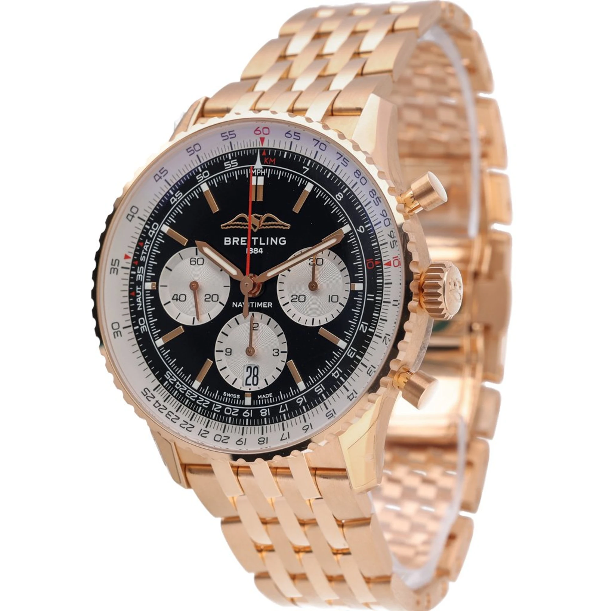 Breitling Navitimer B01 Chronograph 43 Rose Gold