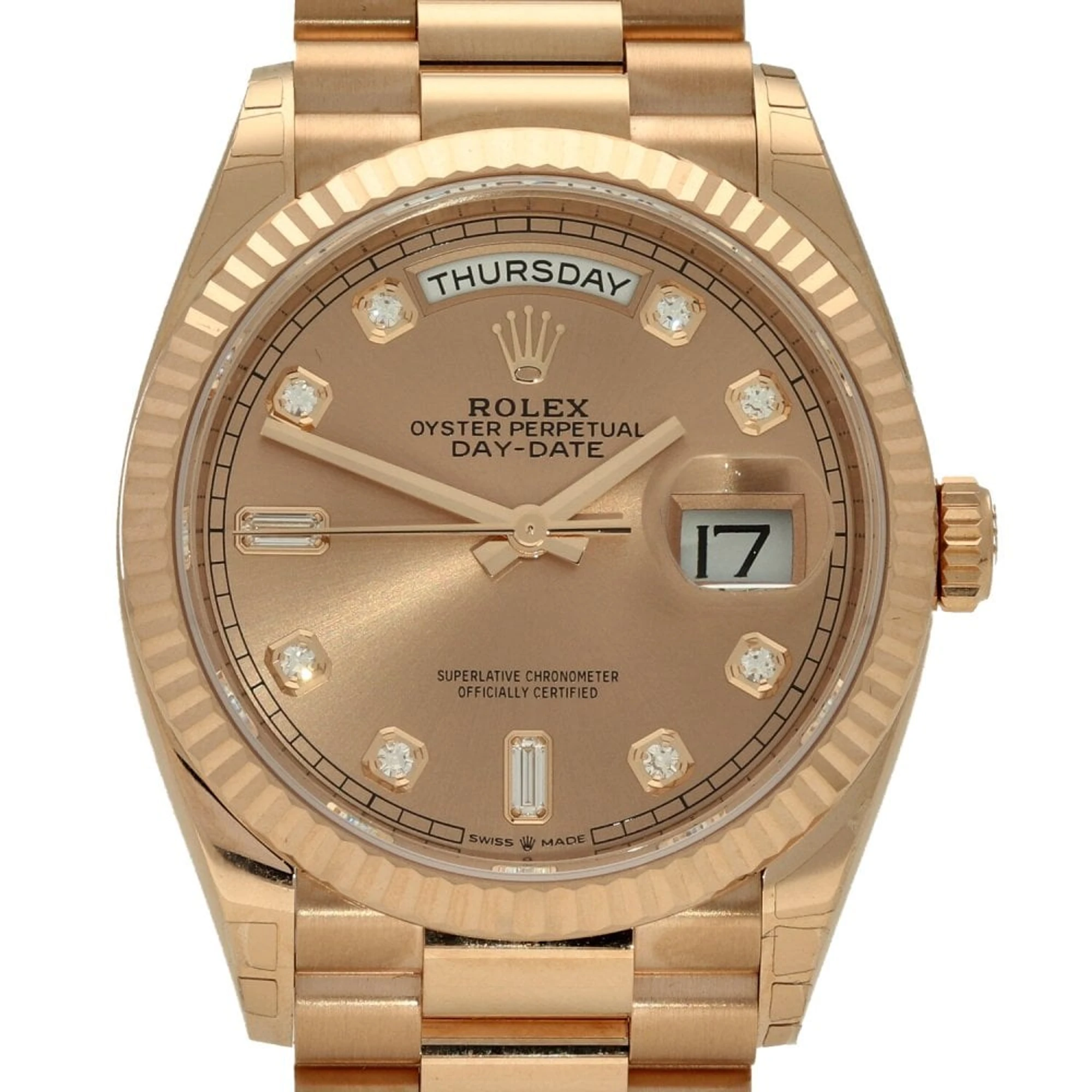 Rolex Day-Date 36 Rose Gold 128235