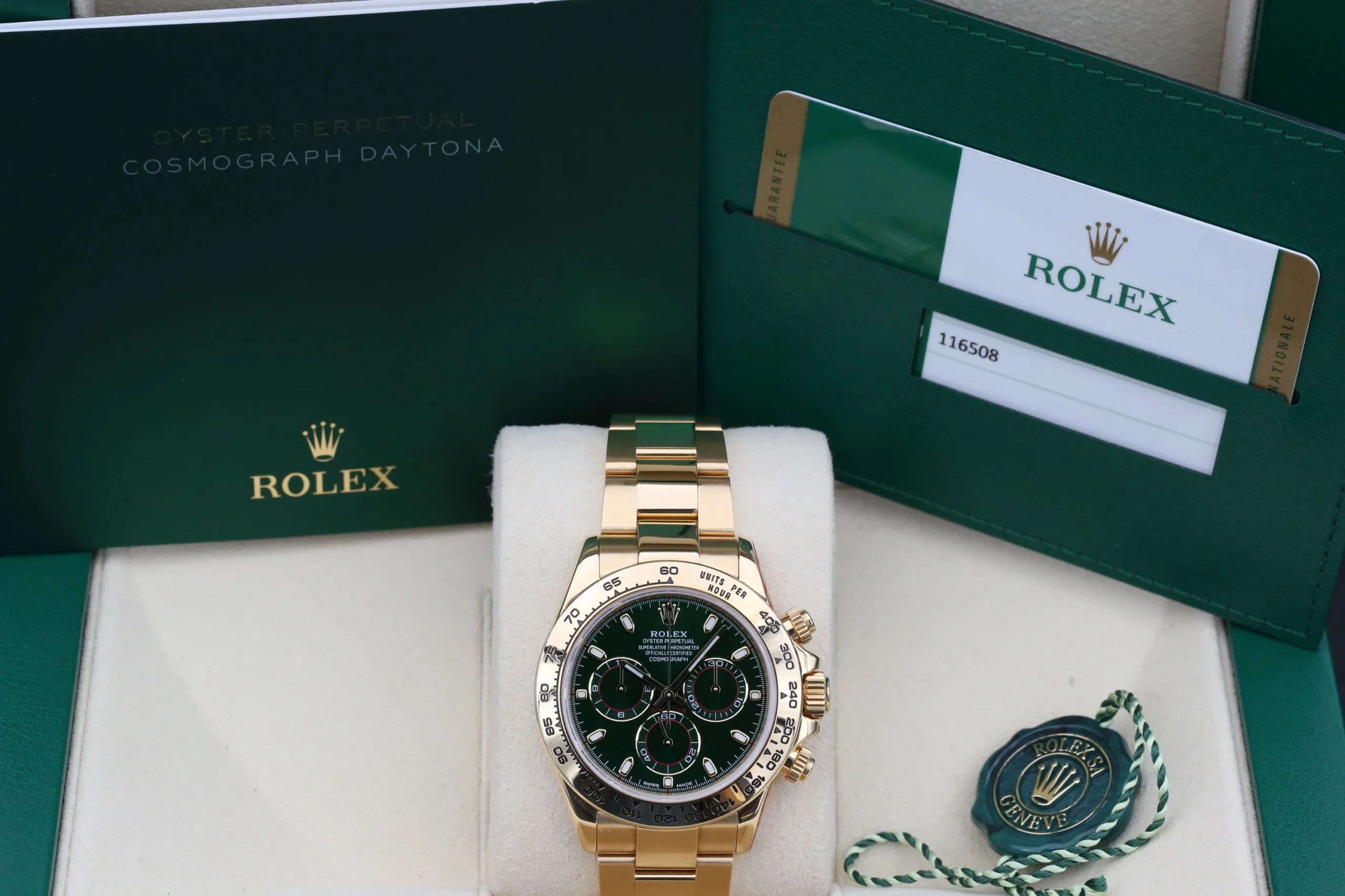 Rolex Daytona Yellow Gold 116508