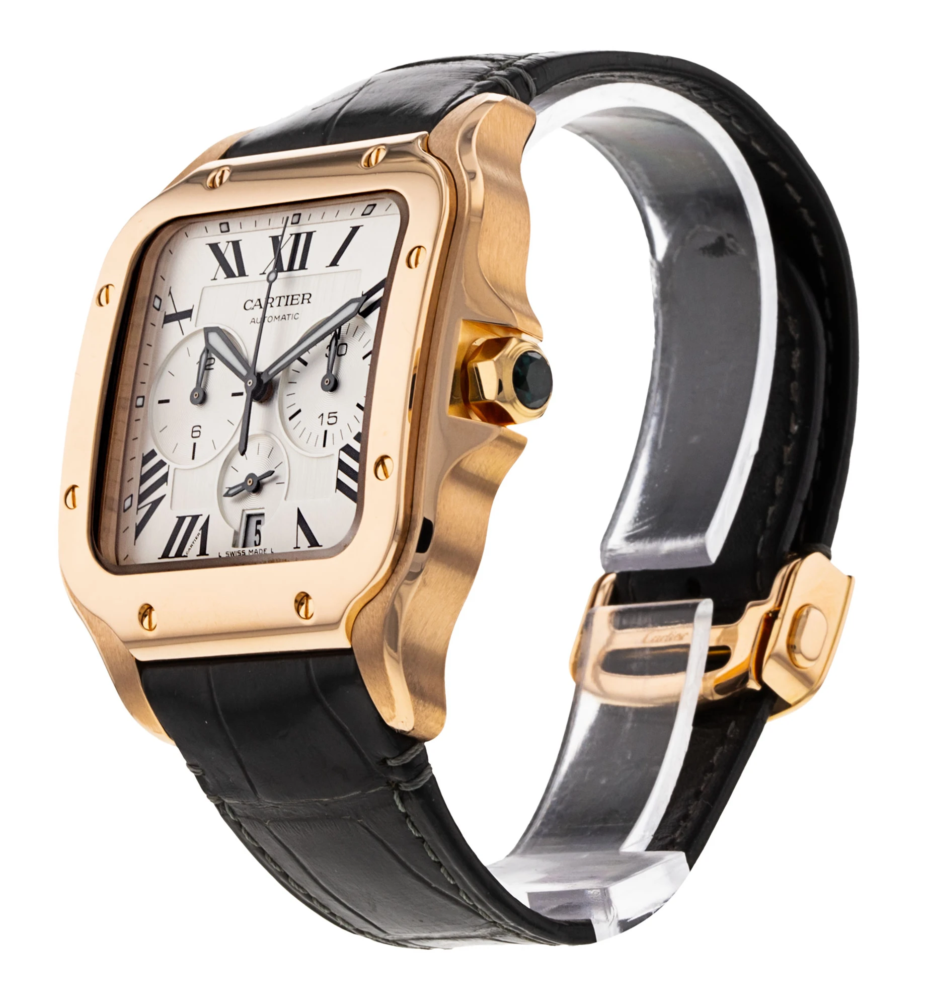 Cartier Santos De Cartier Rose Gold