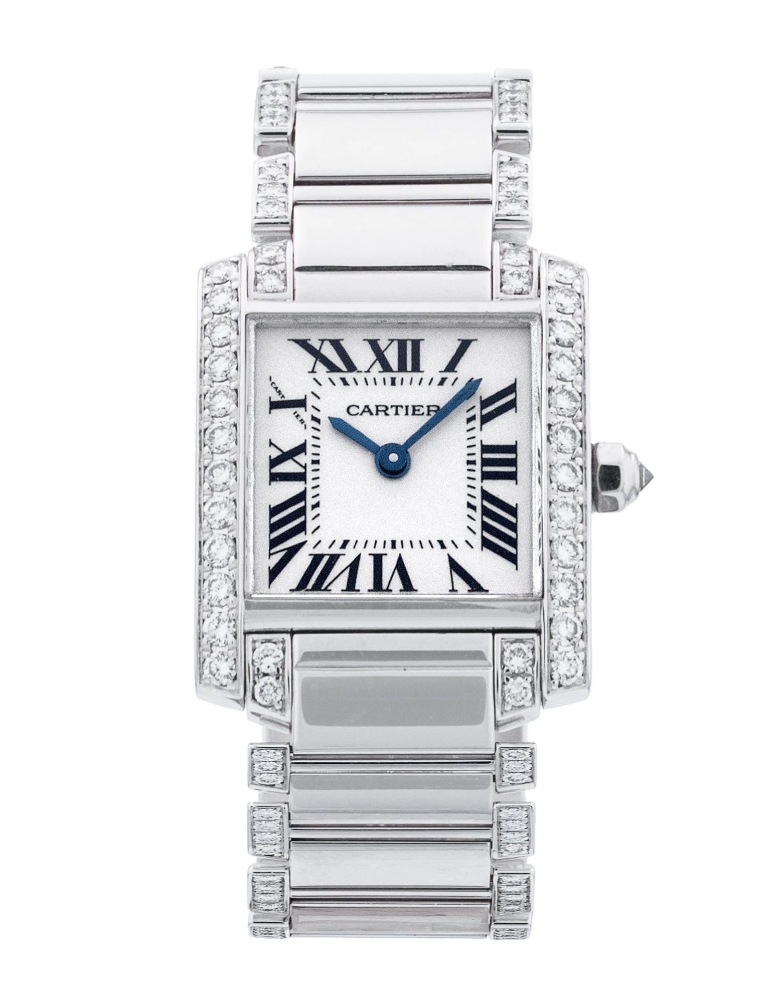 Cartier Tank Francaise WE1002SF silver