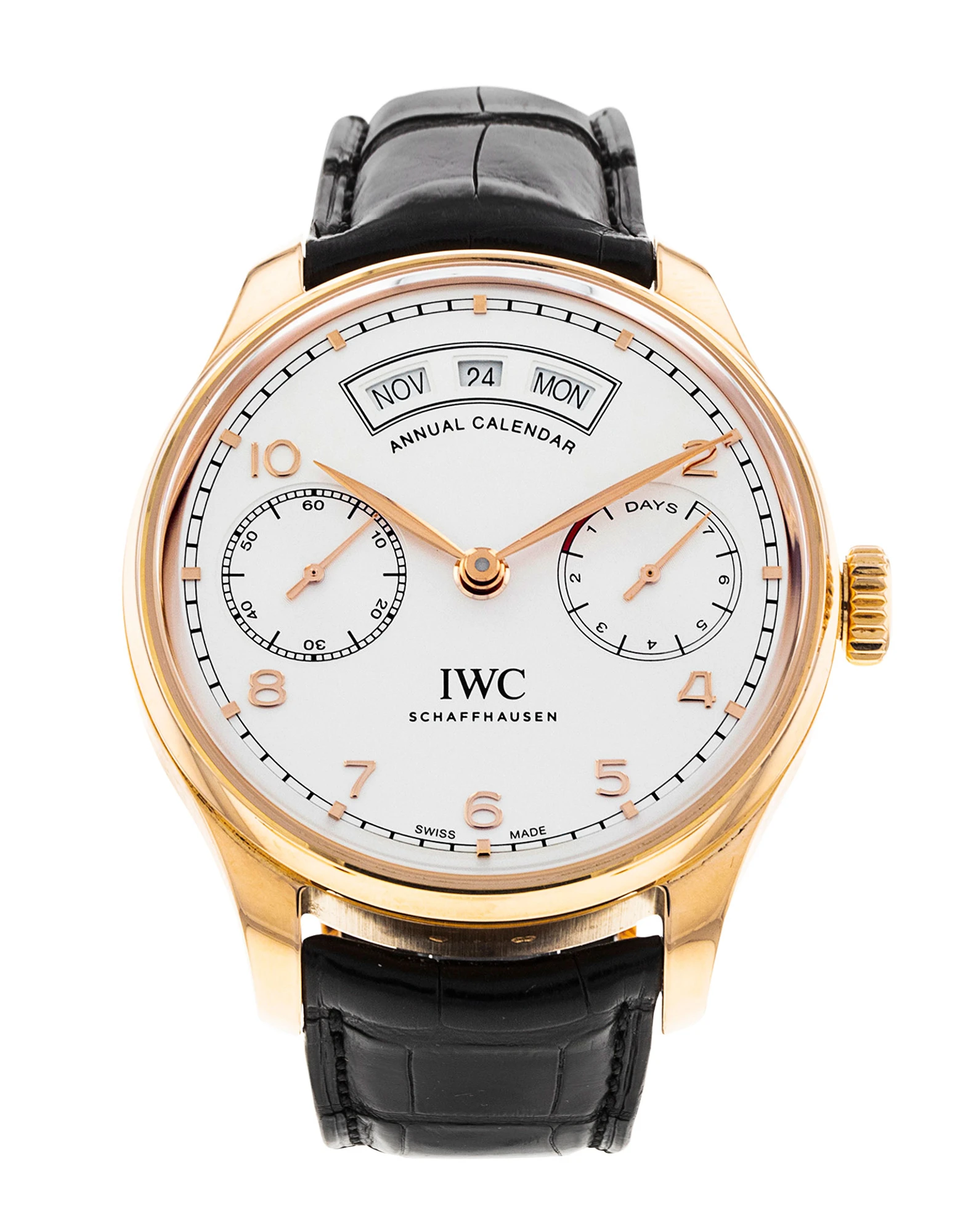 IWC Portugieser Annual Calendar Rose Gold