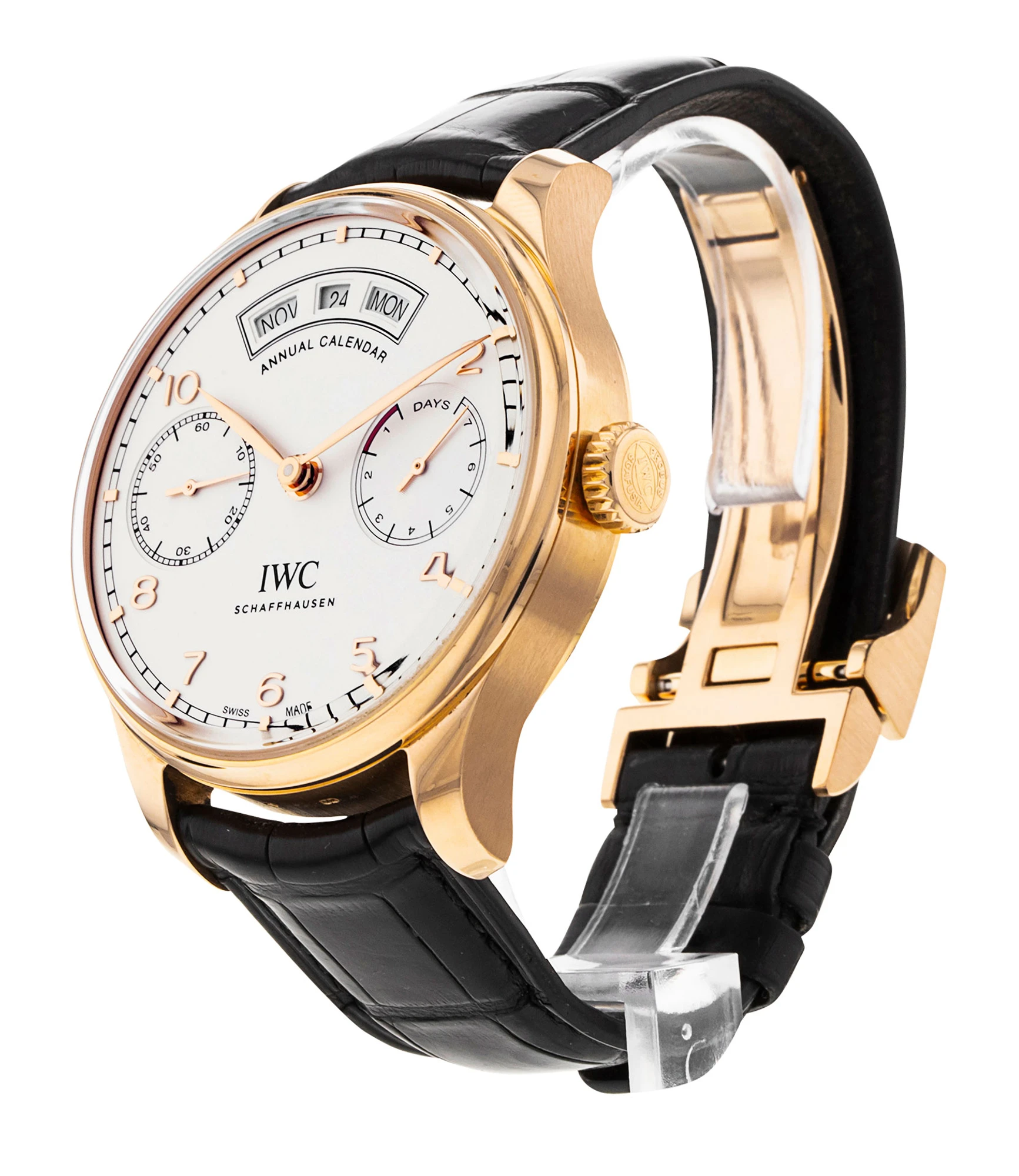 IWC Portugieser Annual Calendar Rose Gold
