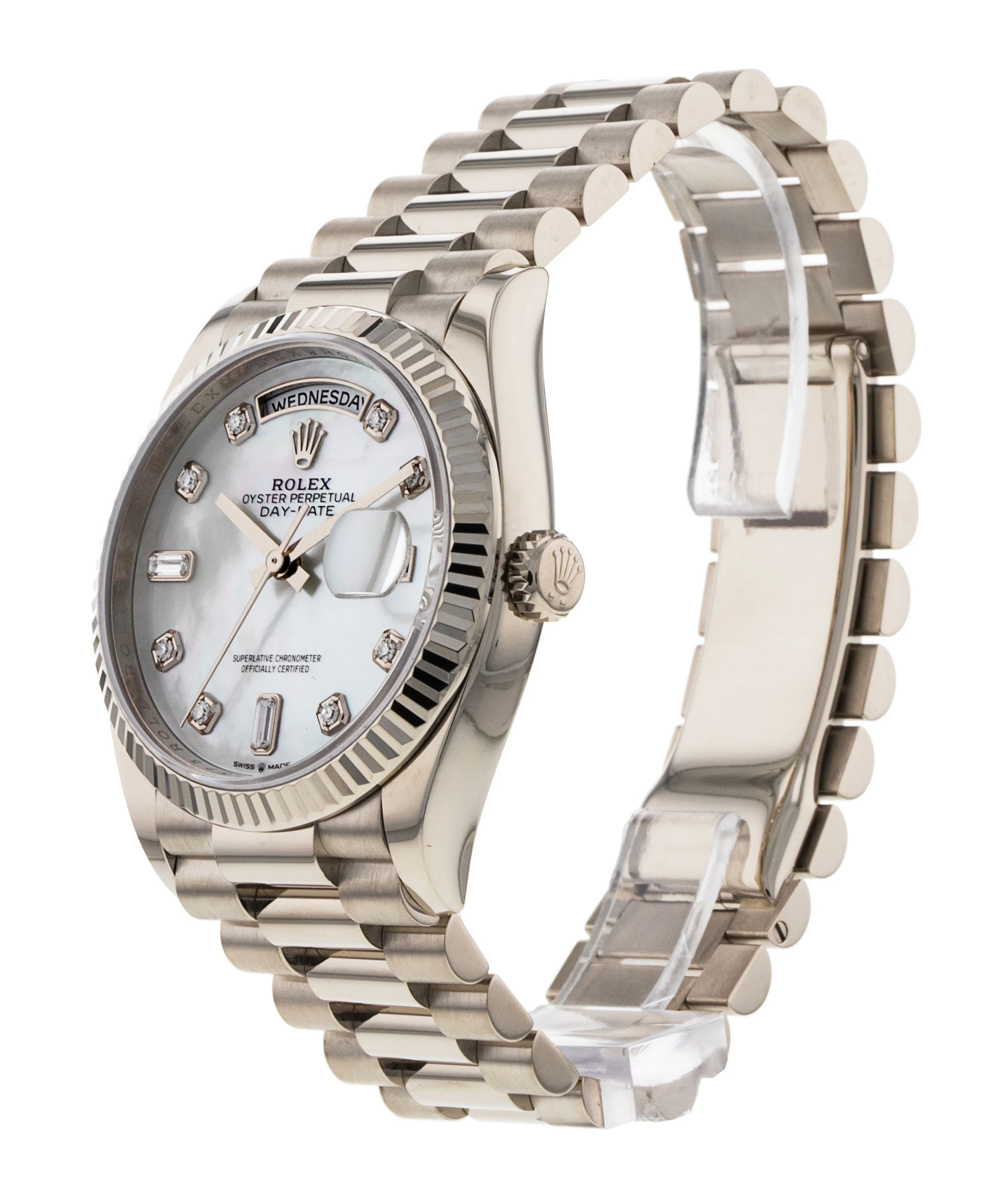 Rolex Day-Date 36 White Gold 128239