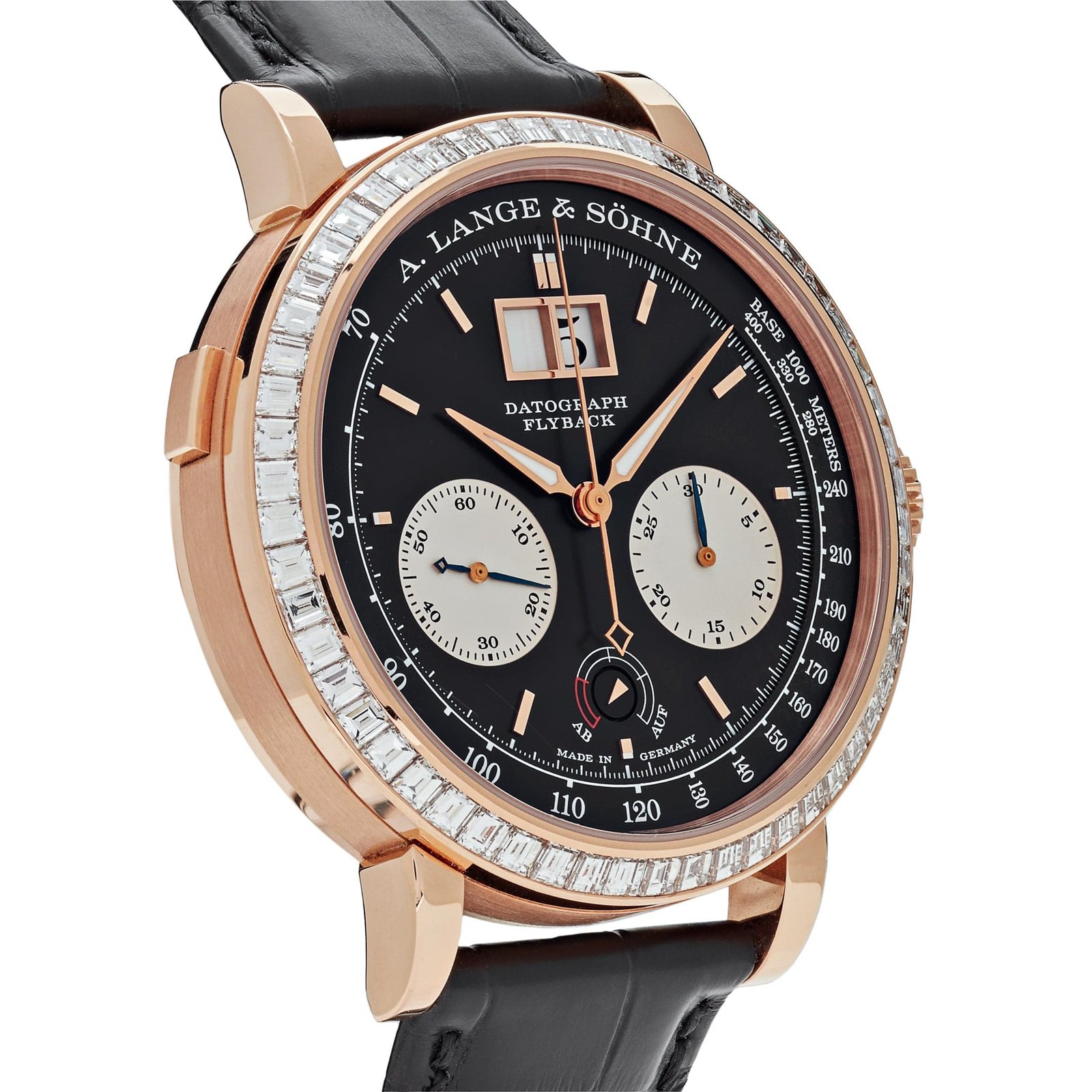 a-lange-sohne-datograph-flyback-rose-gold-baguette-bezel-black-dial-limited-edition-405-831-a-lange-sohne-40258660663540