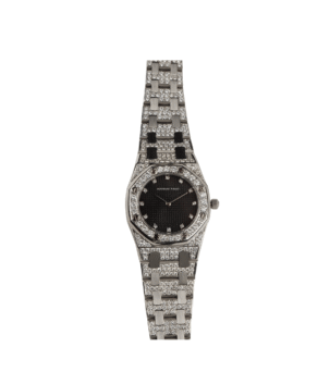 Audemars Piguet Royal Oak 6007BC 'Ladies' White Gold Black