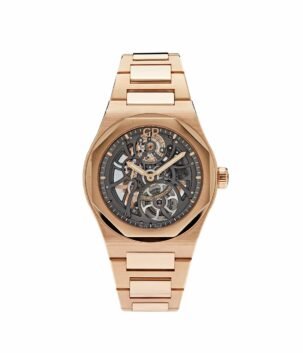 Girard Perregaux Laureato Skeleton Rose Gold