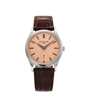 Patek Philippe Calatrava 6196P-001 Platinum Rose-Gilt Opaline Dial (2026)