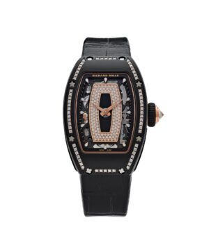 Richard Mille RM 07-01 'Ladies' Black Ceramic Black Lips Diamond Bezel
