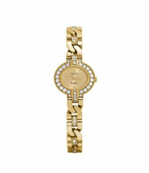 Rolex Cellini 2435 'Ladies' Yellow Gold Champagne Diamond Dial Diamond Bezel