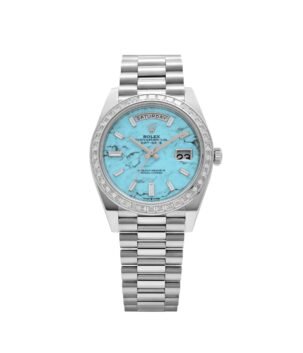 Rolex Day-Date 40 228396TBR Platinum Turquoise Stone