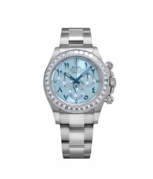 Rolex Daytona 116576TBR Platinum Ice Blue Arabic Dial