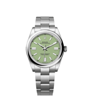 Rolex Oyster Perpetual 41 134300 Stainless Steel Pistachio Dial