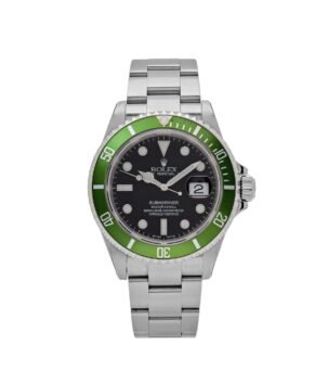 Rolex Submariner Date 16610LV 'Kermit' Bezel Flat 4