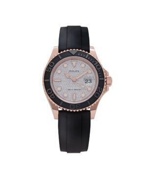 Rolex Yacht-Master 40 126655 Rose Gold Pave Diamond Dial