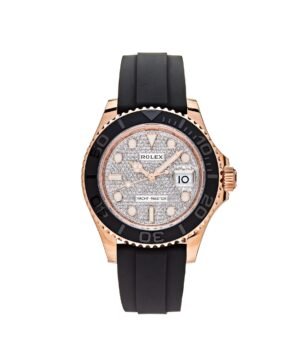 Rolex Yacht-Master 40 116655 Rose Gold Pave Diamond Dial