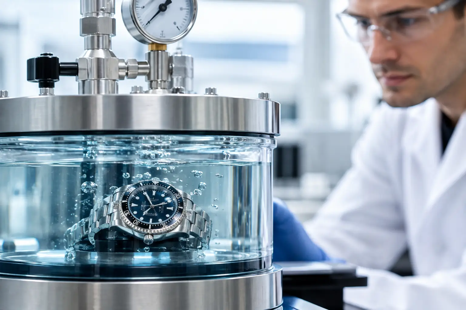 Water Resistance Testing Example for Luxury Watches